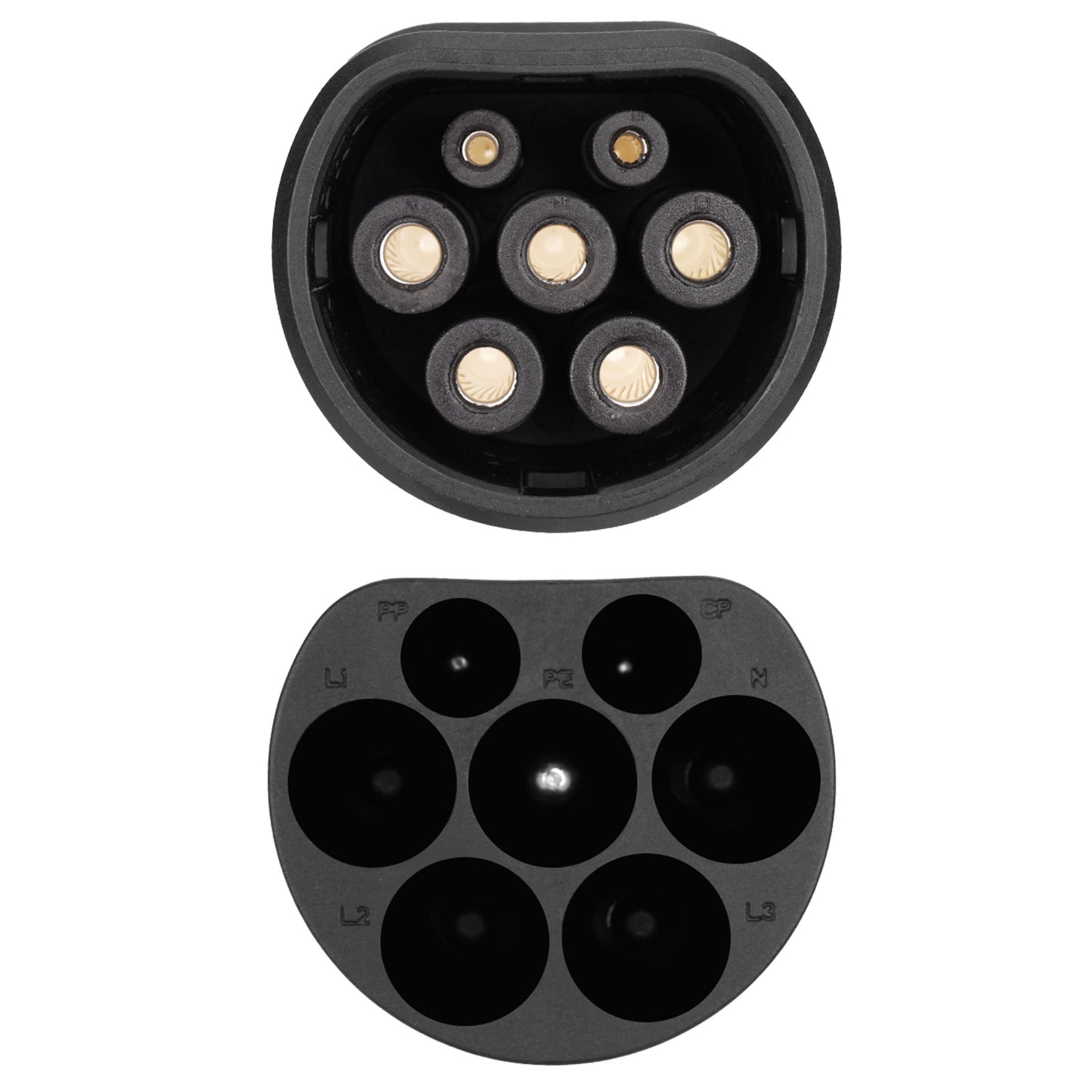 Teschev 16A/32A 11kW Type2 to Type2 EV Charging Charging Cable IEC 62196-2 Charger For Electric Vehicles PHEV Car In Public Station