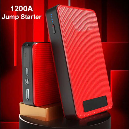 GKFLY 1200A Peak Current Car Jump Starter Power Bank 12V Car Battery Booster