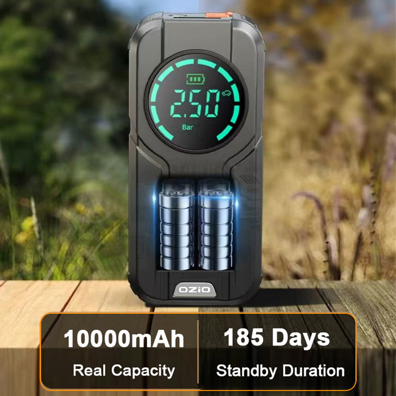 GKFLY 1200A Car Jump Starter Multi-Function Air Compressor