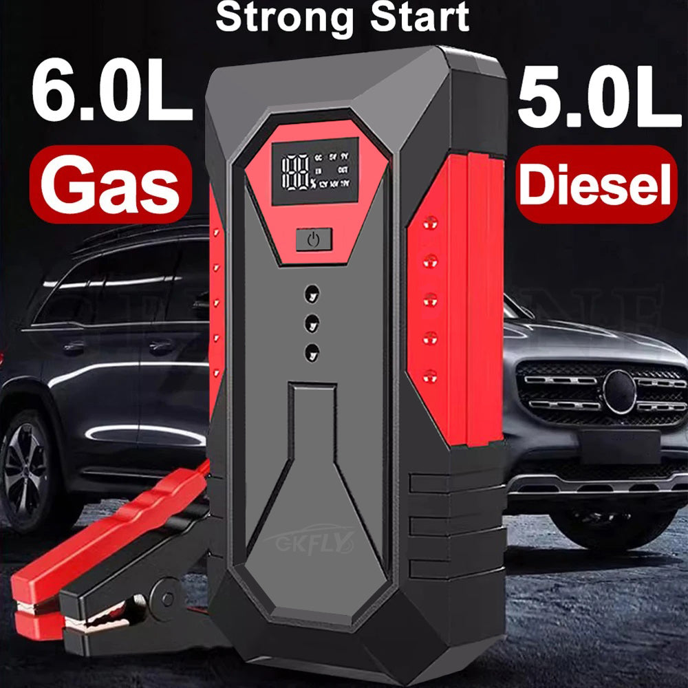 GKFLY M43 Portable Car Jump Starter 18000mAh Power Bank Car Booster Charger 12V Starting Device Petrol Diesel Car Emergency Booster