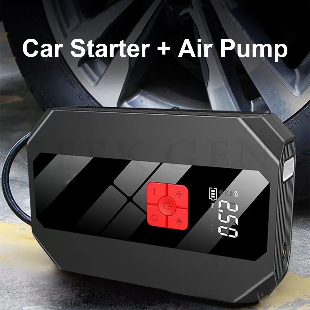2000A Car Jump Starter Portable 26800mAh Power Bank 150 PSi Air Compressor