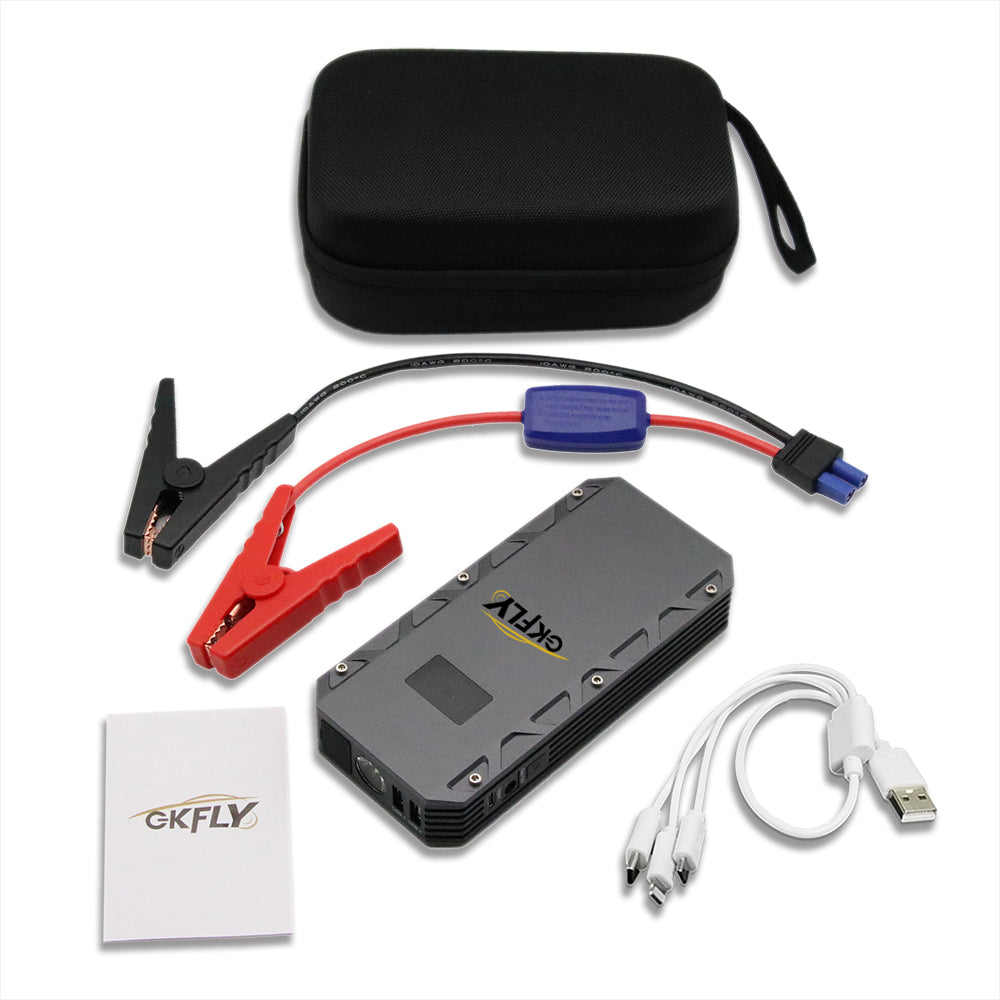 GKFLY Jump Starter Power Bank 4000A Portable Car Battery Starter