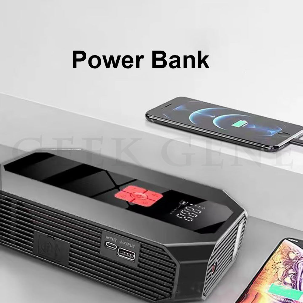 2000A Car Jump Starter Portable 26800mAh Power Bank 150 PSi Air Compressor