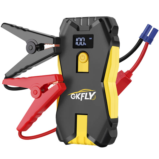 GKFLY RATEL Car Jump Starter Portable 12V Petrol Diesel Starting Device Cables Portable Power Bank 4000A Car Battery Charger Buster