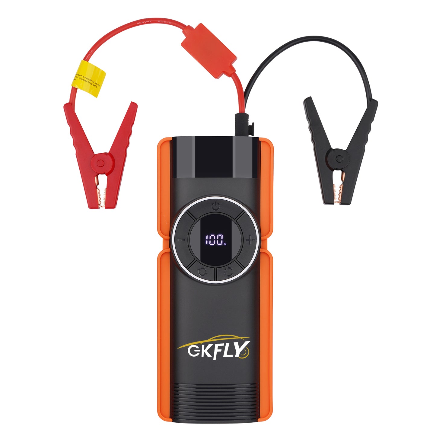 GKFLY TURBO Jump Starter 4 in 1 Pump Air Compressor 2000A Power Bank 12V Digital Tire Inflator 150PSI Emergency Battery Booster