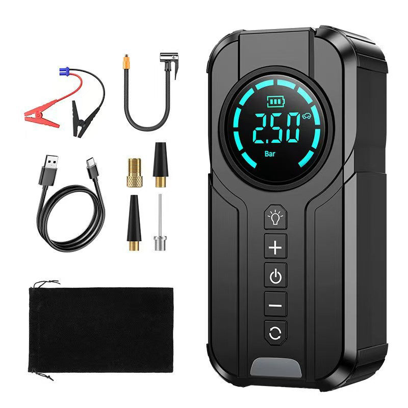 GKFLY 1200A Car Jump Starter Multi-Function Air Compressor