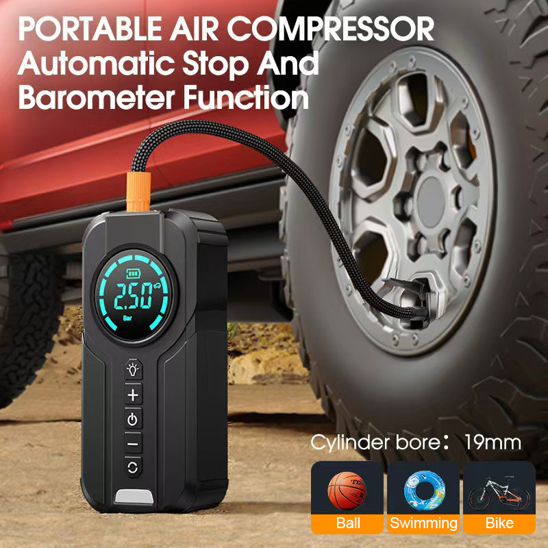 GKFLY 1200A Car Jump Starter Multi-Function Air Compressor