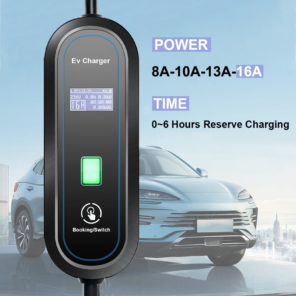 Teschev 220V 230V EV Charger Type 2 3.5kW Fast Charging Wallbox Charging Cable