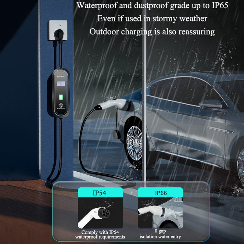 Teschev 220V 230V EV Charger Type 2 3.5kW Fast Charging Wallbox Charging Cable