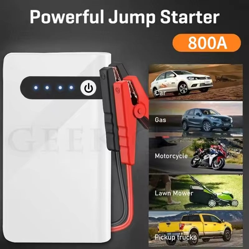GKFLY JS-08 12V Portable Car Jump Starter 12000mAh Auto Battery Booster Charger Car Emergency Booster 800A Power Bank Starting Device