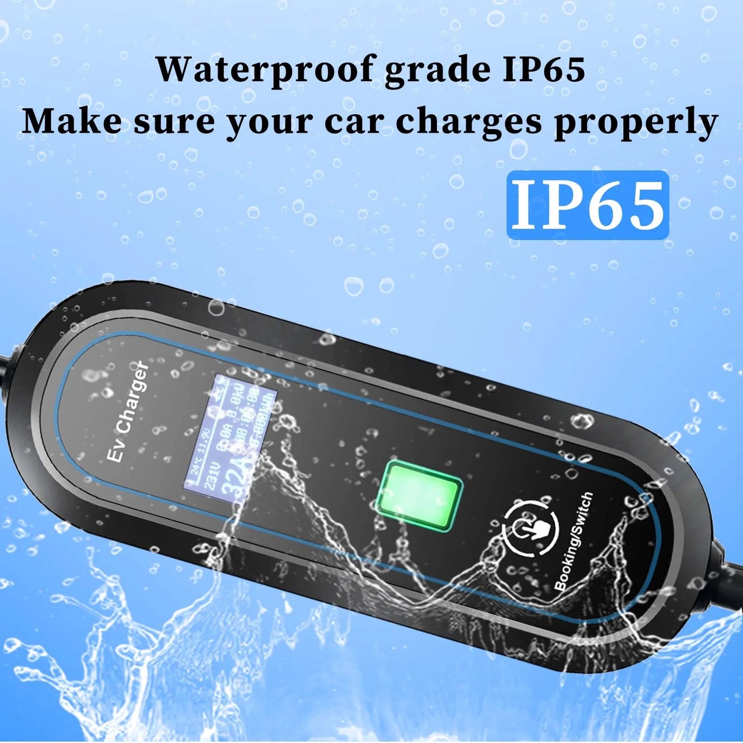 Teschev 32A 7KW Type2 EV Charger Portable GB/T Electric Vehicle Charger Type1 Wallbox CEE Plug EVSE Charging Cable 5M