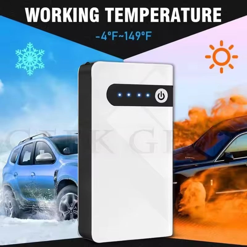 GKFLY JS-08 12V Portable Car Jump Starter 12000mAh Auto Battery Booster Charger Car Emergency Booster 800A Power Bank Starting Device