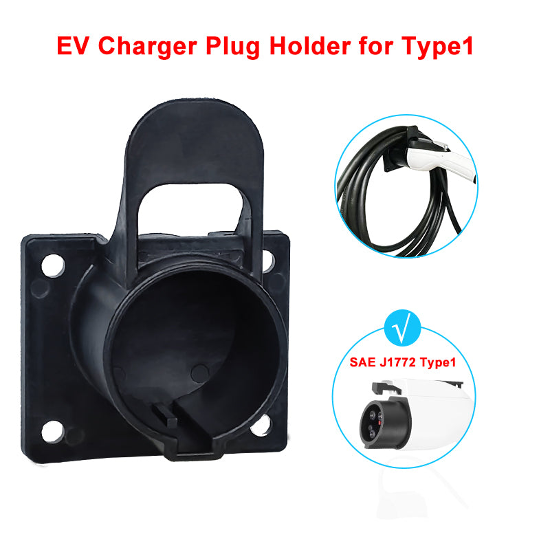 Teschev EV Charger Holder Holster Dock For Electric Vehicle Type1/Type2/GBT Charging Cable Extra Protection Leading Wallbox
