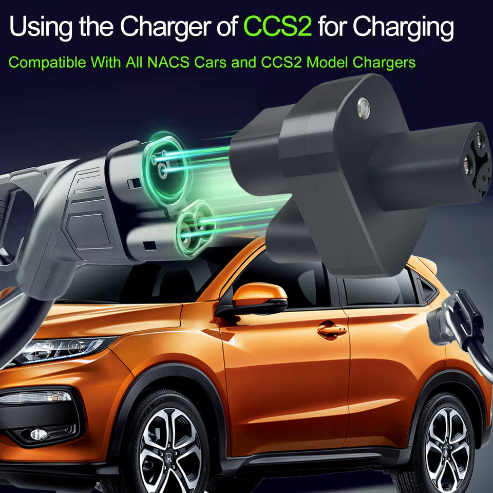 Teschev CCS2 to Tesla EV Charging Adapter 250A CCS2 Combo for Tesla Convertor for Car Charger CCS2 Tesla Adapter