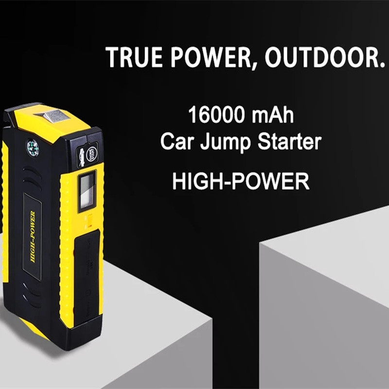 GKFLY Car Jump Starter Power Bank 600A Portable Car Battery Booster Charger  12V Starting Device Petrol D-iesel Car Starter Buster пусковое устройство